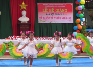 Trường Mn Đại Phong tổ chức cho trẻ vui hội Quốc tế thiếu nhi 1-6.